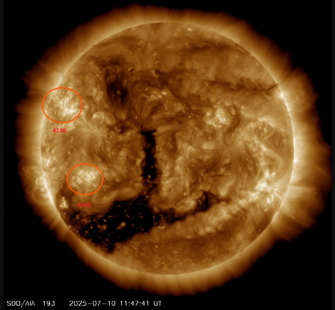 SPACEWEATHER: Sunspot 4136 Sparkling with “Ellerman Bombs” | Jaguar Spirit